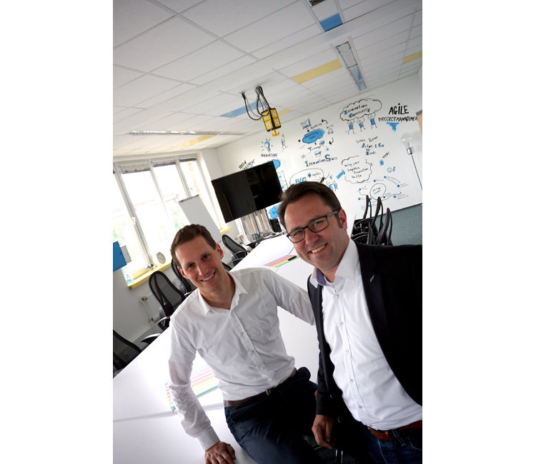 Innovation Managers Christoph Homeier und Jakub Piotrowski 