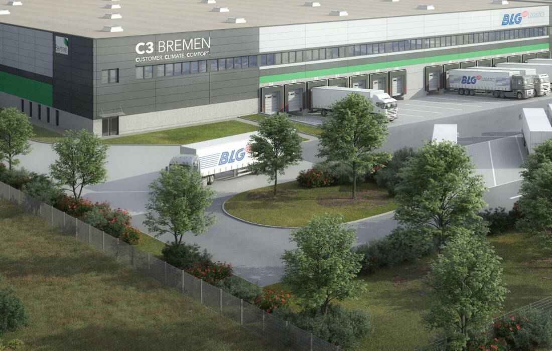 Im Güterverkehrszentrum Bremen plant der Logistikdienstleister BLG LOGISTICS einen neuen Standort für Industrielogistik.  