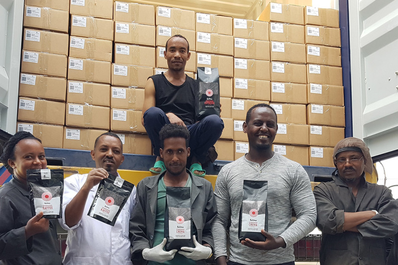 Solino Coffee exports around 100 tonnes of roast coffee a year from Ethiopia to Germany. The roastery team controls the entire value chain. 