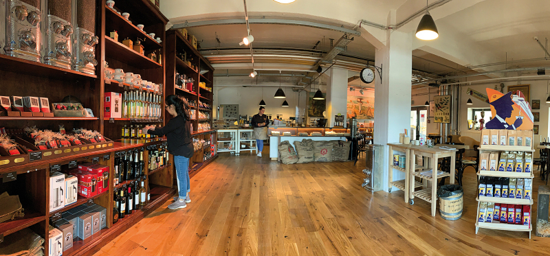 Inside the Lloyd Café