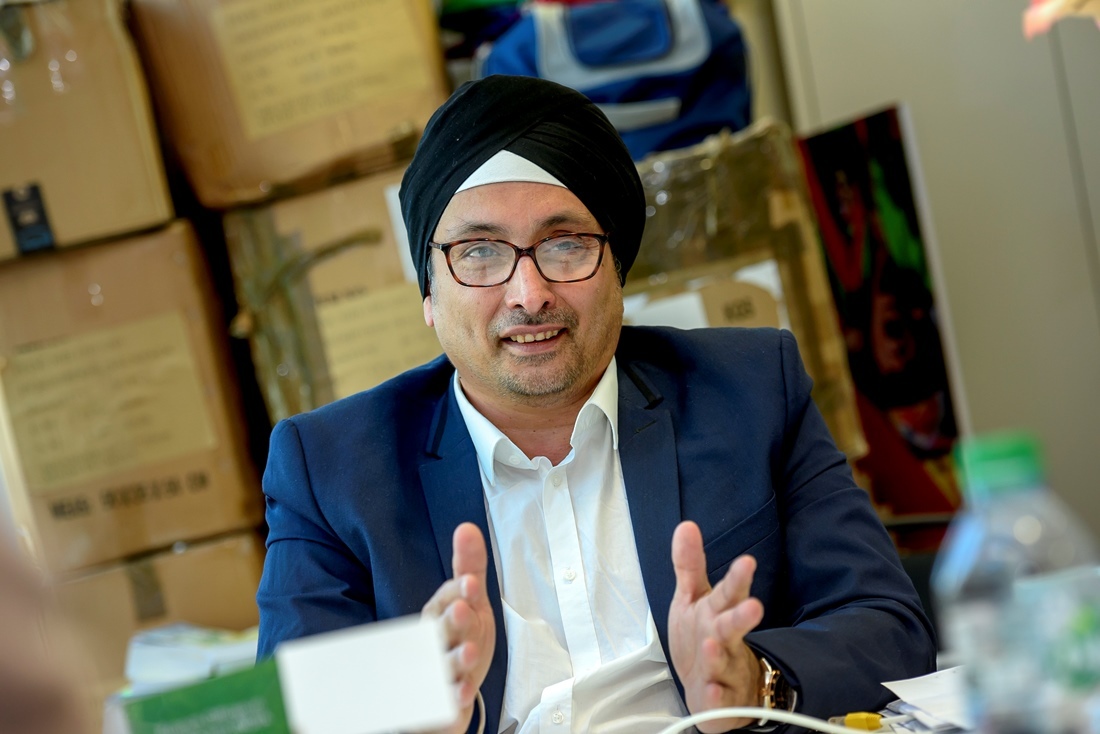 CEO Paramjit Kohli in the interview