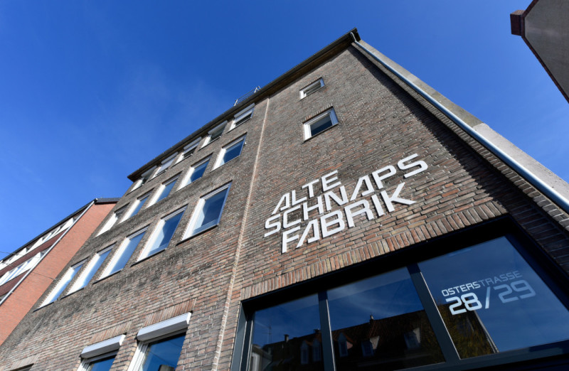 The Alte Schnapsfabrik building in Bremen’s Neustadt district is home to many creative and innovative companies 