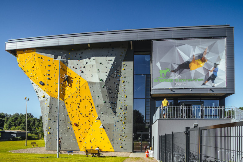 The DAV climbing centre at Technologiepark Bremen