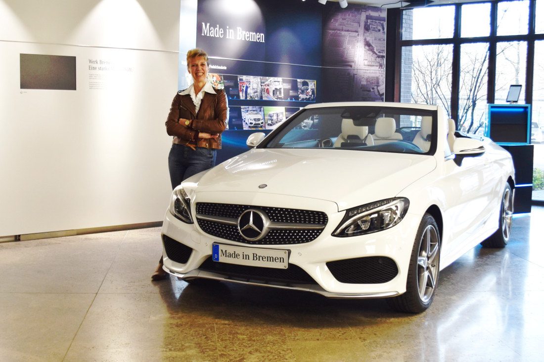 Andrea Schreiber, head of production start-up logistics at Mercedes-Benz in Bremen