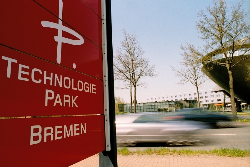 Schild Technologiepark Bremen