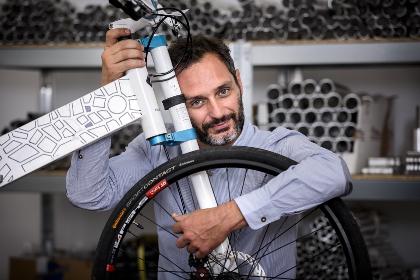 Stasinopoulos is passionate about bicycles and design. 