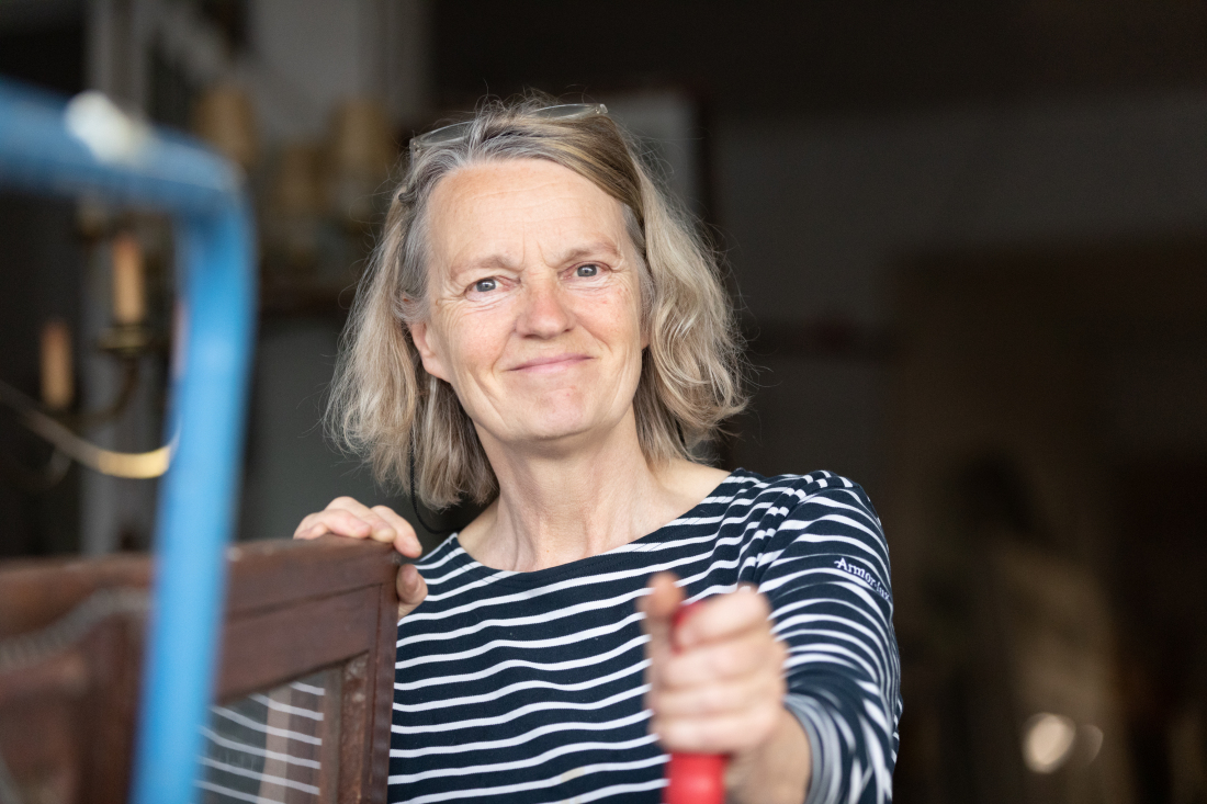Karin Strohmeier betreibt die Bauteilbörse zusammen mit ihrem Team seit 2003