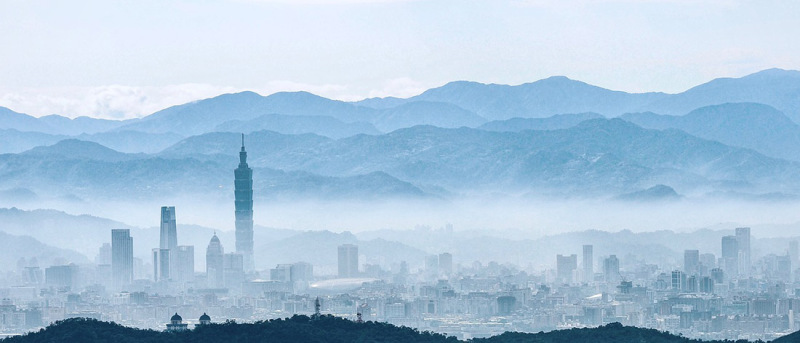 Taiwan im Nebel