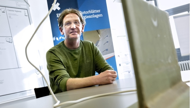 Bremer Erfinder: Dr.-Ing. Frank Kortenstedde hat ein Strömungselement für Windkraftanlagen patentieren lassen