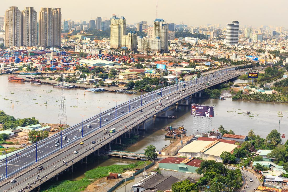 Ho Chi Minh City in the south of Vietnam: economic centre of the country